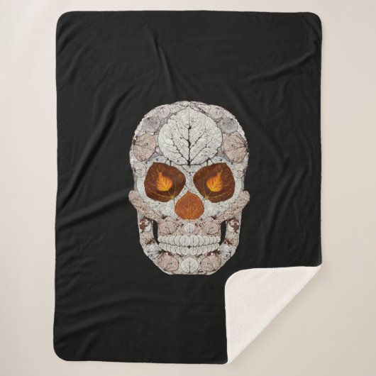 Aspen Leaf Skull 11 Sherpadecke (Vorderseite)