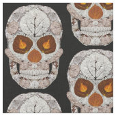 Aspen Leaf Skull 11 Stoff (Nahaufnahme)