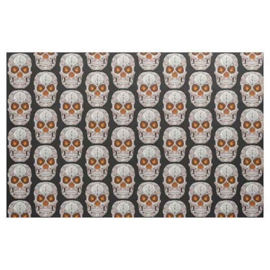 Aspen Leaf Skull 11 Stoff (Fat Quarter (45,7 x 55,9 cm))