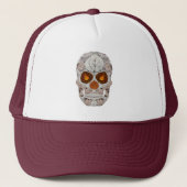 Aspen Leaf Skull 11 Truckerkappe (Vorderseite)