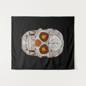 Aspen Leaf Skull 11 Wandteppich (Vorderseite (Horizontal))