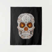 Aspen Leaf Skull 11 Wandteppich (Vorderseite)