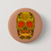 Aspen Leaf Skull 12 Button (Vorderseite)