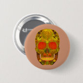 Aspen Leaf Skull 12 Button (Vorne & Hinten)