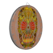 Aspen Leaf Skull 12 Dartscheibe (Vorderseite Links)