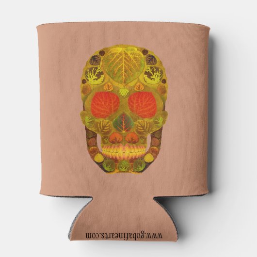 Aspen Leaf Skull 12 Dosenkühler (Rückseite)