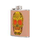 Aspen Leaf Skull 12 Flachmann (Links)