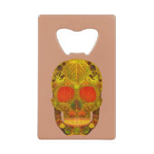 Aspen Leaf Skull 12 Geldbeutel Flaschenöffner (Vorderseite)