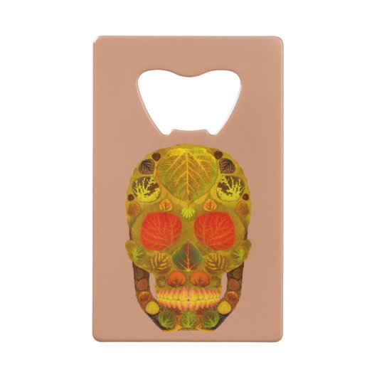 Aspen Leaf Skull 12 Geldbeutel Flaschenöffner (Rückseite)