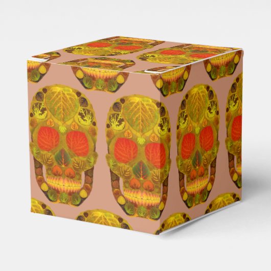 Aspen Leaf Skull 12 Geschenkschachtel (Vorderseite)