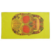 Aspen Leaf Skull 12 Kissenbezug (Vorderseite-Rechts)