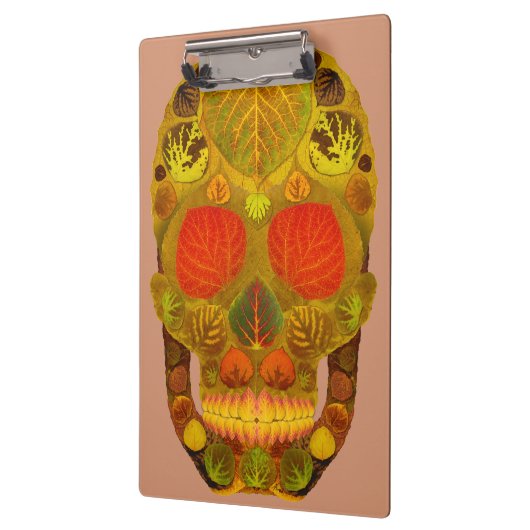 Aspen Leaf Skull 12 Klemmbrett (Links)