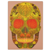 Aspen Leaf Skull 12 Klemmbrett (Rückseite)
