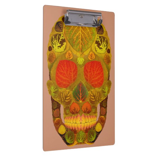 Aspen Leaf Skull 12 Klemmbrett (Rechts)