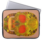 Aspen Leaf Skull 12 Laptopschutzhülle (Vorderseite)