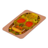 Aspen Leaf Skull 12 Magnet (Linke Seite)