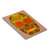 Aspen Leaf Skull 12 Notizblock (Rechte Seite)