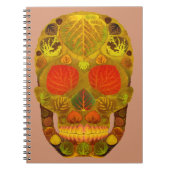 Aspen Leaf Skull 12 Notizblock (Vorderseite)