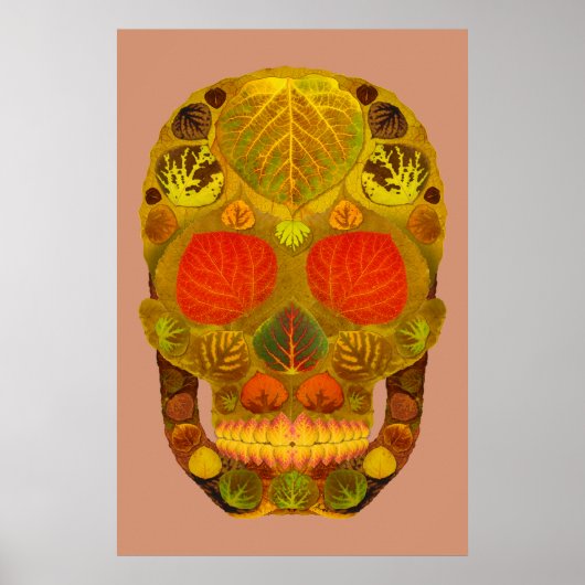 Aspen Leaf Skull 12 Poster (Vorne)