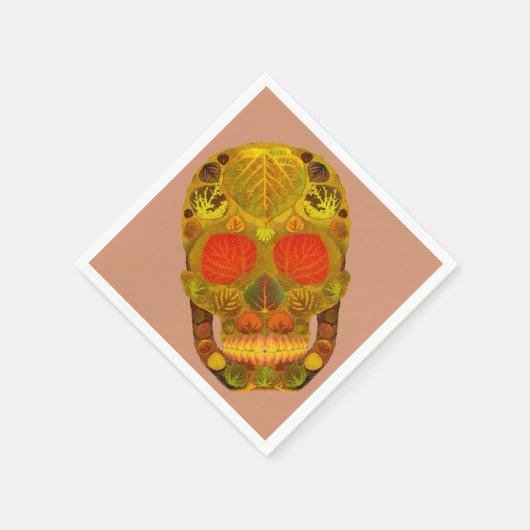 Aspen Leaf Skull 12 Serviette (Ecke)
