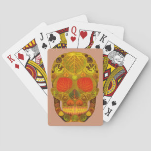 Aspen Leaf Skull 12 Spielkarten