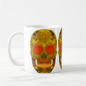 Aspen Leaf Skull 12 Tasse (Links)