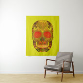 Aspen Leaf Skull 12 Wandteppich (Beispiel)