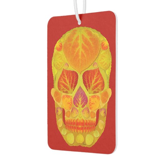 Aspen Leaf Skull 13 Autolufterfrischer (Links)