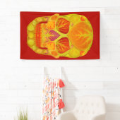 Aspen Leaf Skull 13 Banner (Insitu)