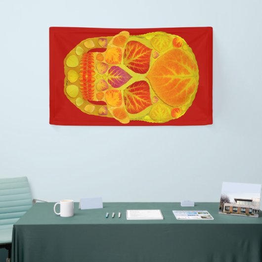 Aspen Leaf Skull 13 Banner (Messeveranstaltung)