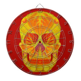 Aspen Leaf Skull 13 Dartscheibe