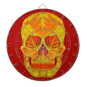 Aspen Leaf Skull 13 Dartscheibe