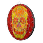 Aspen Leaf Skull 13 Dartscheibe (Vorderseite rechts)