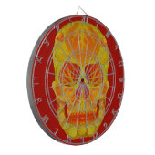 Aspen Leaf Skull 13 Dartscheibe (Vorderseite Links)