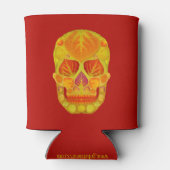 Aspen Leaf Skull 13 Dosenkühler (Rückseite)