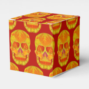 Aspen Leaf Skull 13 Geschenkschachtel