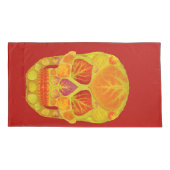 Aspen Leaf Skull 13 Kissenbezug (Rückseite-Links)