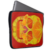 Aspen Leaf Skull 13 Laptopschutzhülle (Vorne Rechts)
