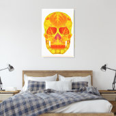 Aspen Leaf Skull 13 Leinwanddruck (Insitu (Schlafzimmer))