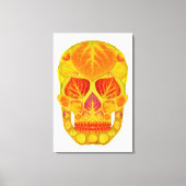 Aspen Leaf Skull 13 Leinwanddruck (Vorderseite)