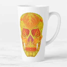 Aspen Leaf Skull 13 Milchtasse