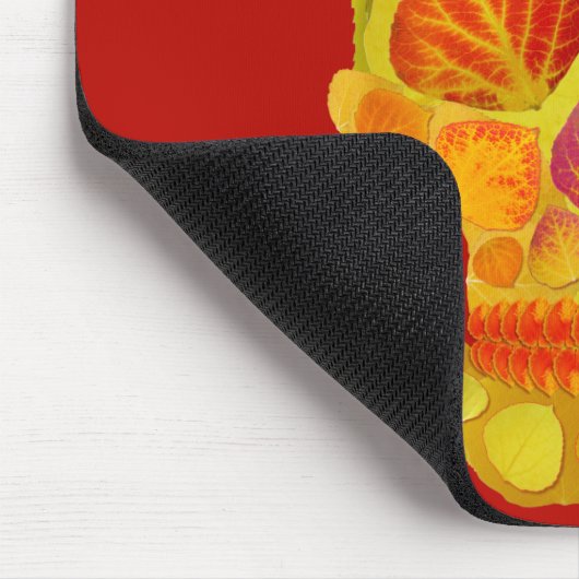 Aspen Leaf Skull 13 Mousepad (Ecke)