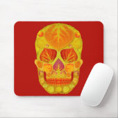 Aspen Leaf Skull 13 Mousepad (Mit Mouse)