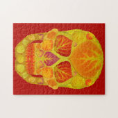 Aspen Leaf Skull 13 Puzzle (Horizontal)