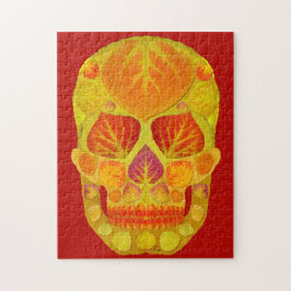 Aspen Leaf Skull 13 Puzzle