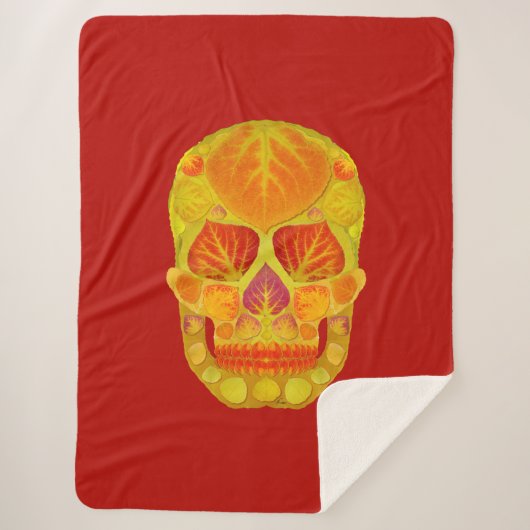 Aspen Leaf Skull 13 Sherpadecke (Vorderseite)