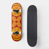 Aspen Leaf Skull 13 Skateboard (Vorderseite)