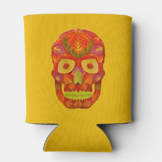 Aspen Leaf Skull 16 Dosenkühler (Rückseite)