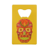 Aspen Leaf Skull 16 Geldbeutel Flaschenöffner (Rückseite)