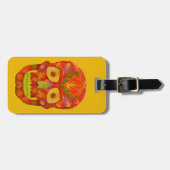 Aspen Leaf Skull 16 Gepäckanhänger (Vorderseite horizontal)